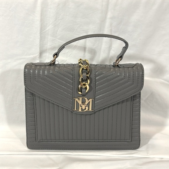 NWT Badgley Mischka quilted black crossbody - Picture 2 of 9